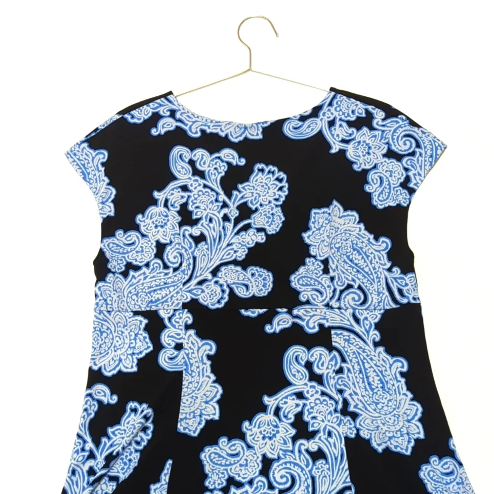 Croft & Barrow | Surplice Maxi Dress | Paisley Print | Summer | Wedding Guest | - Picture 8 of 8